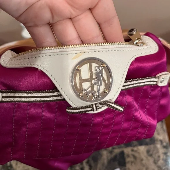 Henri Bendel Tie-Dye Lambskin Hobo Bag with Studs RARE - Picture 11 of 12